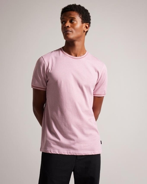 T-Shirt Ted Baker Printed Cotton Rose Homme | YSO-37602470